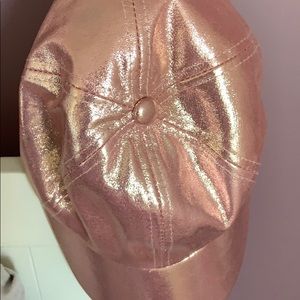 Pink holographic hat